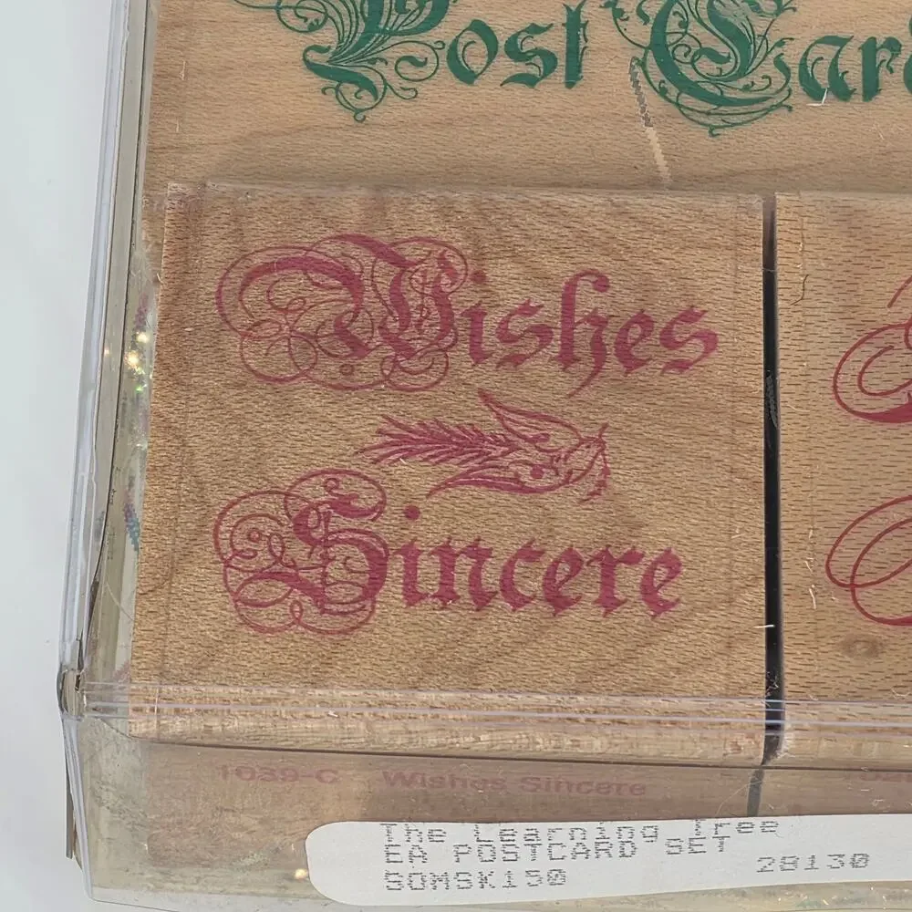 EMBOSSING ARTS COMPANY – VINTAGE 1994 POSTCARD EMBOSSING KIT – COMPLETE NOT USED
